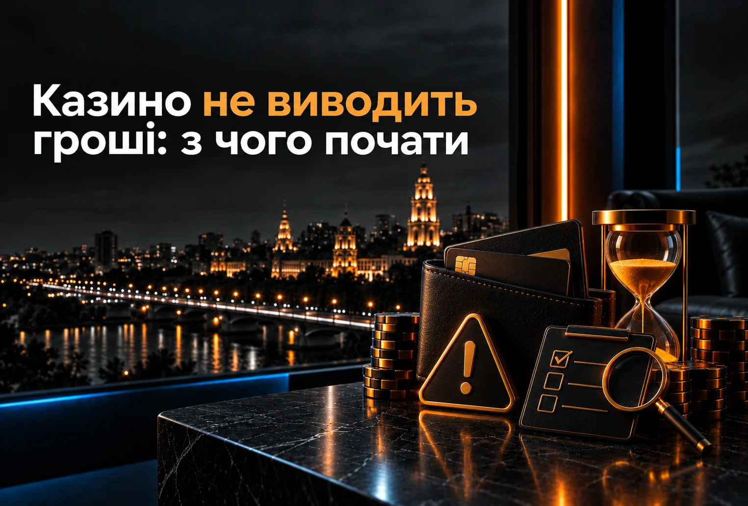 Казино не виводить гроші: з чого почати